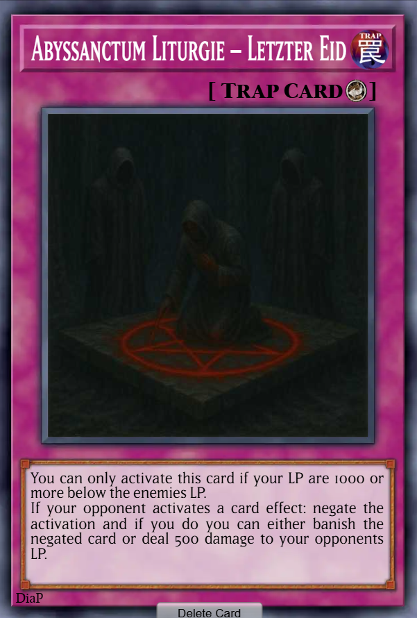 Abyssanctum Liturgie - Letzter Eid