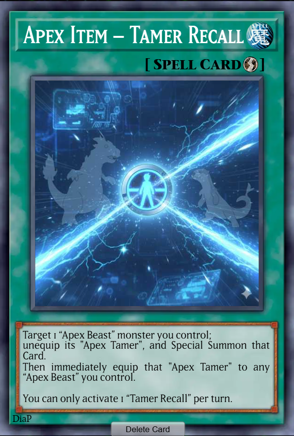 Apex Item – Tamer Recall