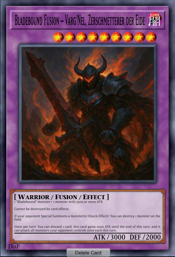 Bladebound Fusion – Varg’Nel, Zerschmetterer der Eide