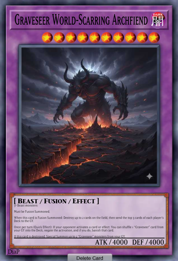 Graveseer World-Scarring Archfiend