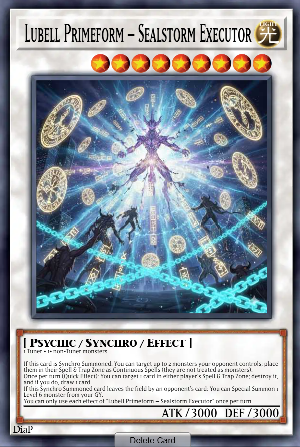 Lubell Primeform – Sealstorm Executor