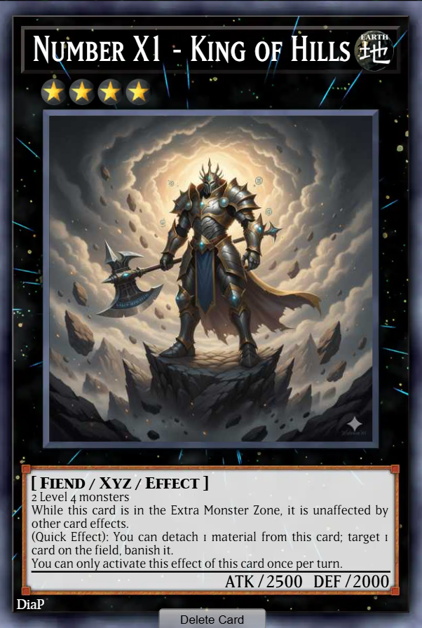 Number X1 - King of Hills