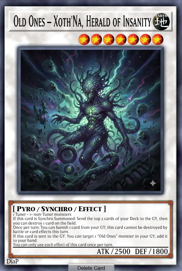 Old Ones – Xoth’Na, Herald of Insanity