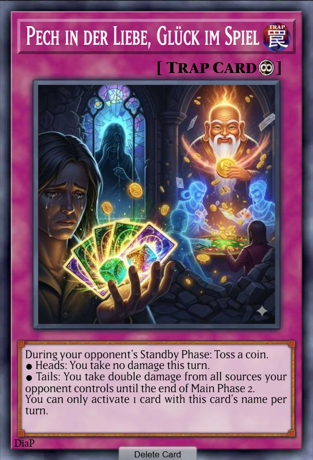 Pech in der Liebe, Glück im Spiel