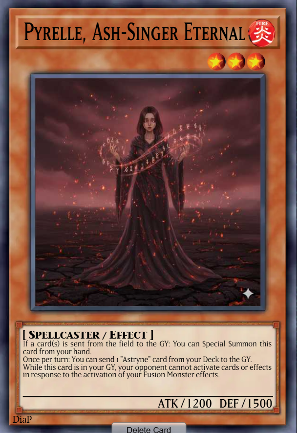 Pyrelle, Ash-Singer Eternal