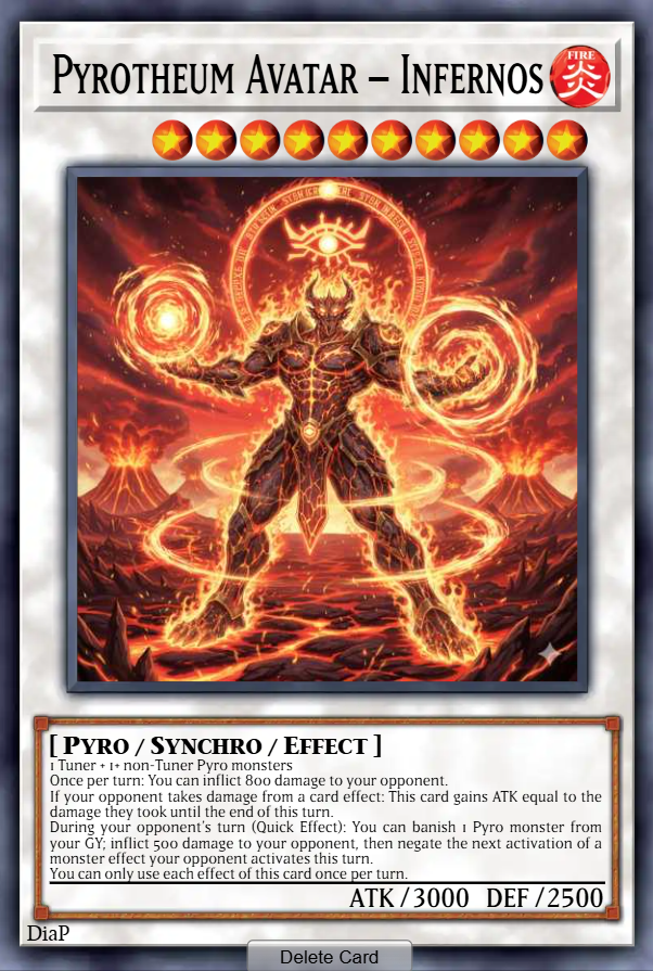 Pyrotheum Avatar – Infernos