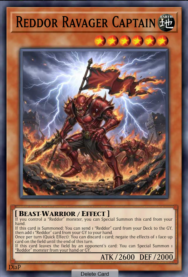 Reddor Ravager Captain