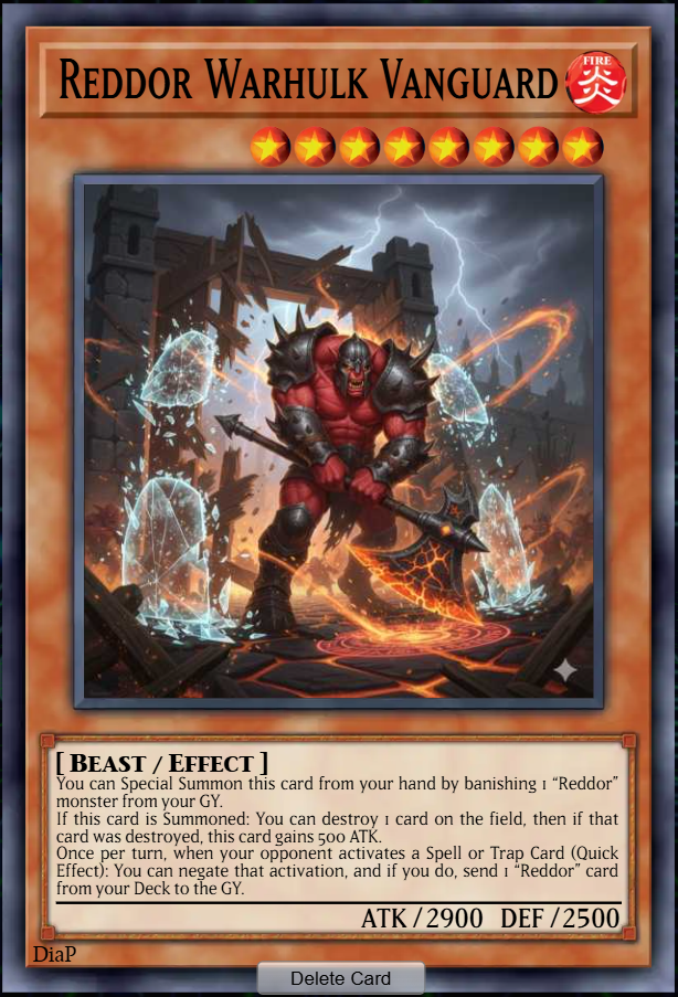 Reddor Warhulk Vanguard