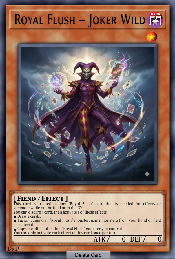 Royal Flush – Joker Wild