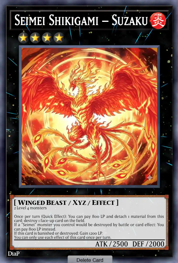 Seimei Shikigami – Suzaku