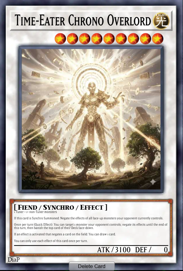 Time-Eater Chrono Overlord