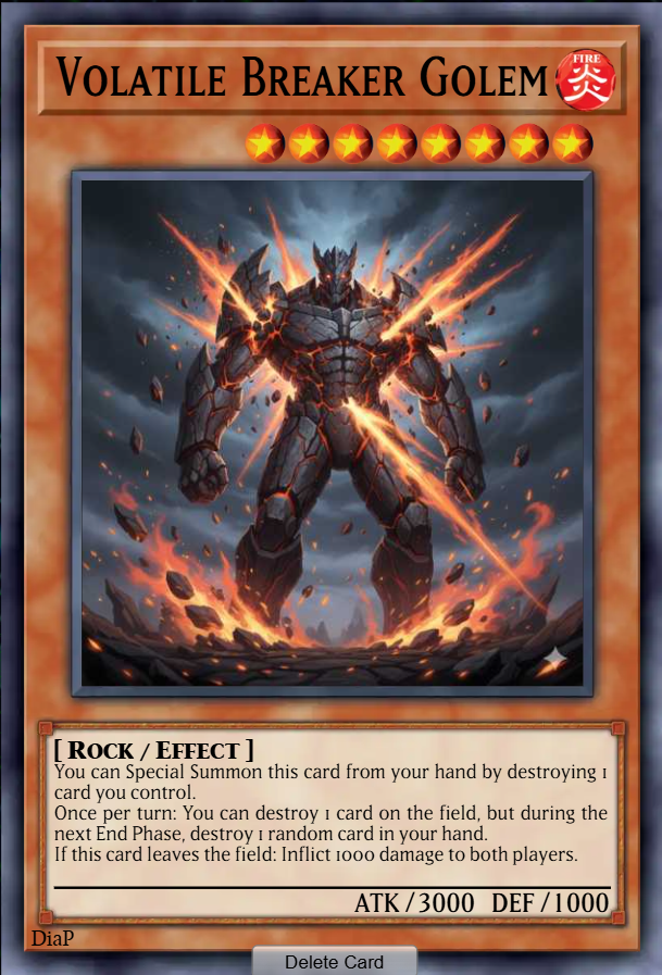 Volatile Breaker Golem