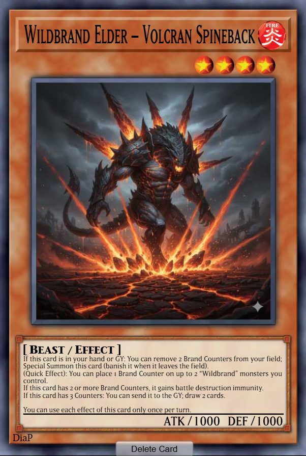 Wildbrand Elder – Volcran Spineback